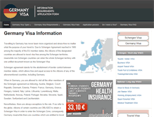 Tablet Screenshot of germany-visa.org
